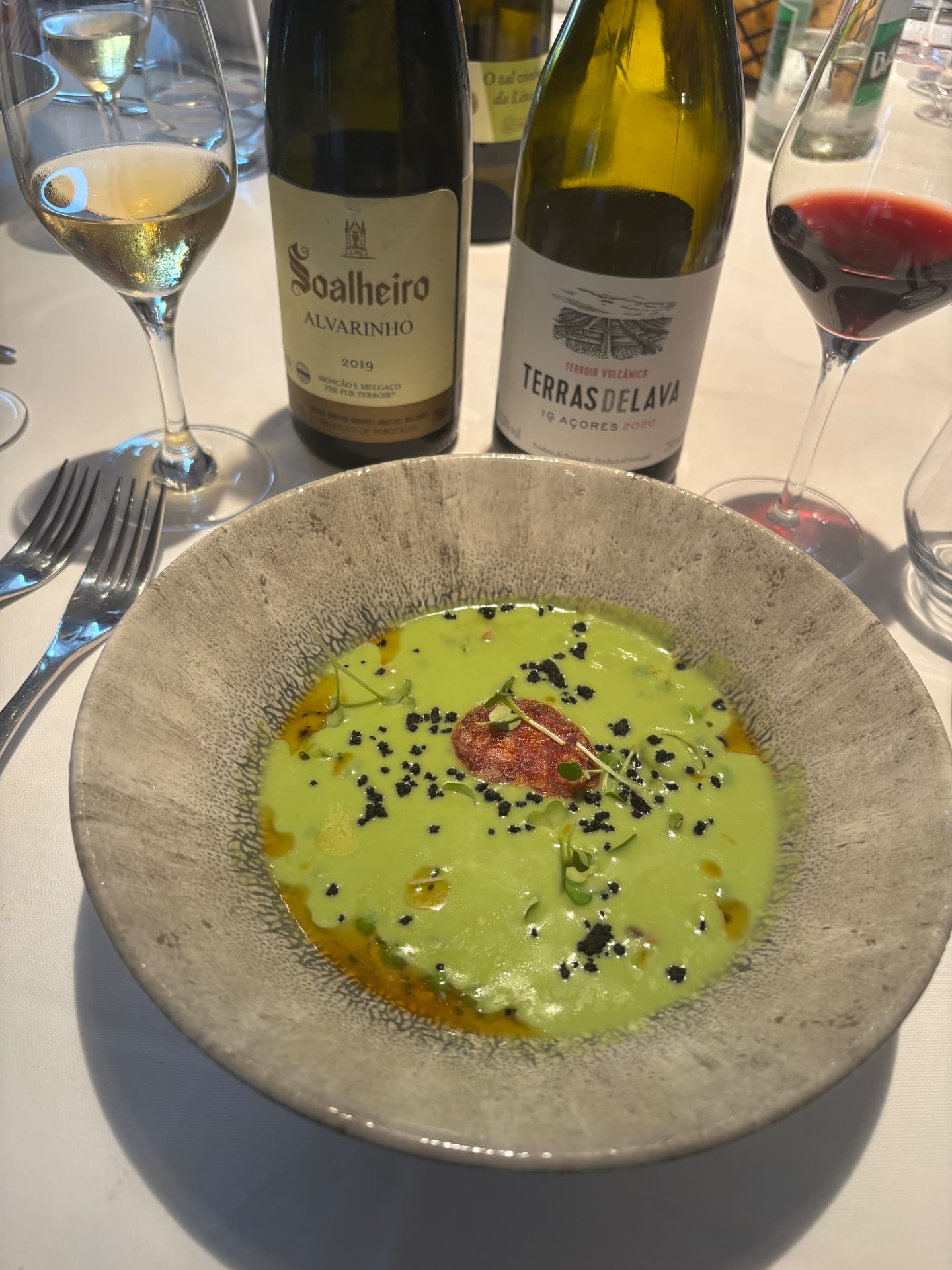 Velouté de petits pois