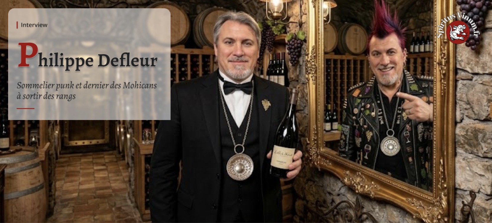 Philippe Defleur : « Sommelier punk et dernier des Mohicans à sortir des rangs »